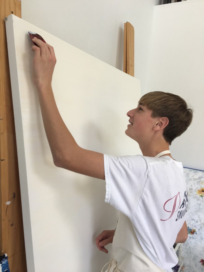 Starting Blue Abstract